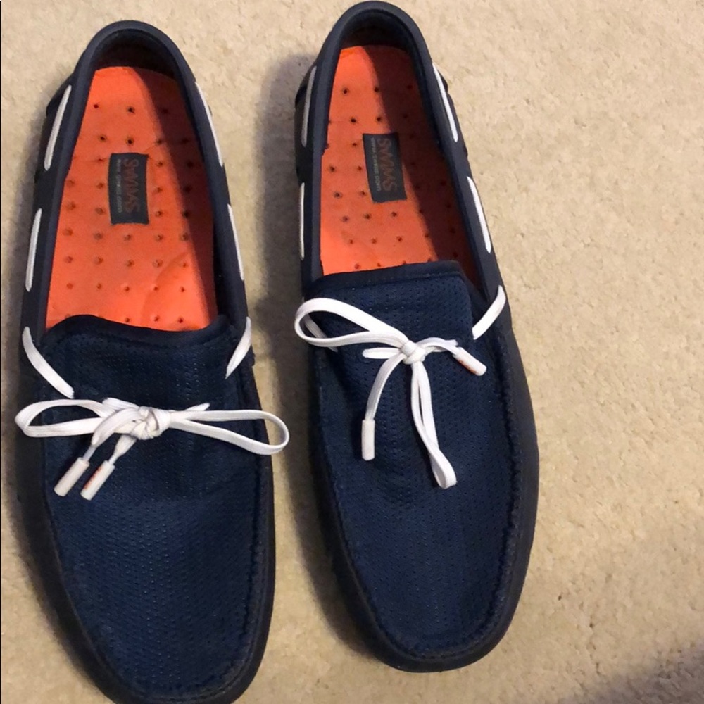 Navy Blue Men’s Swims Boat Shoes Size 9.5